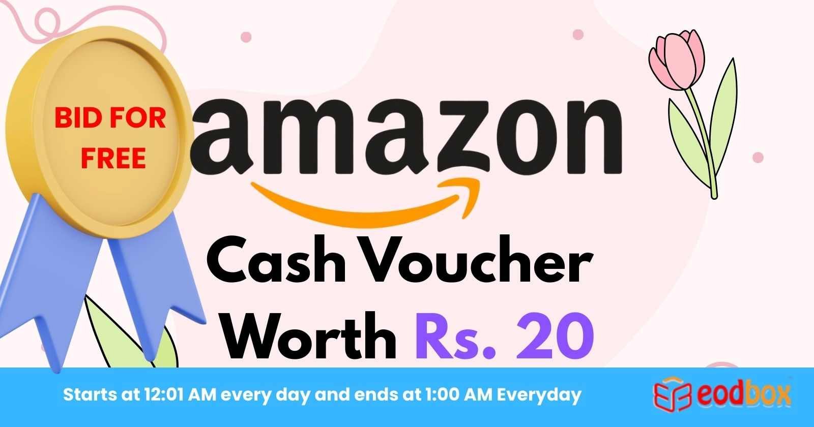 FREE AMAZON INR 20 Voucher 877