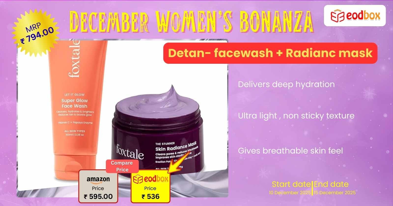 Foxtale Detan and Glow Duo 855